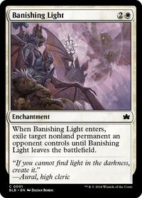 Magic: The Gathering Single - Bloomburrow - Banishing Light - FOIL Common/0001 - Lightly Played