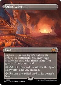 Magic: The Gathering Single - Modern Horizons 3 - Ugin's Labyrinth (Borderless) - Mythic/0359 - Lightly Played