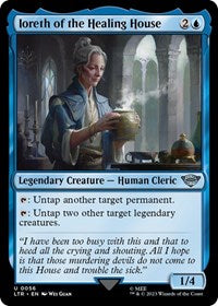 Magic: The Gathering Single - Universes Beyond: The Lord of the Rings: Tales of Middle-earth - Ioreth of the Healing House (Foil) - Uncommon/0056 - Lightly Played