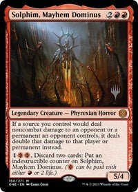 Magic: The Gathering Single - Phyrexia: All Will Be One - Solphim, Mayhem Dominus - Mythic/150 - Lightly Played