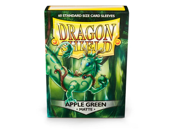 Dragon Shields: 60 sleeves - Matte Apple Green Standard Sleeves