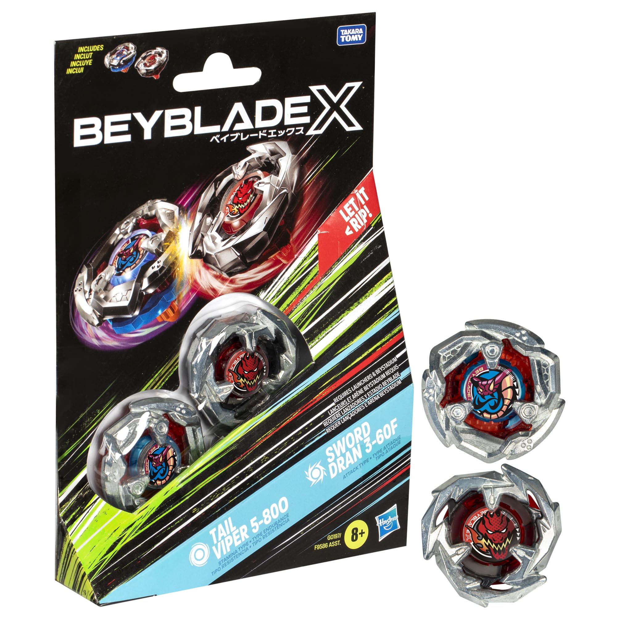 海外版BEY BLADE X 2個セット Beyblade: X: 2-Pack – Knucklebones Games & Hobby