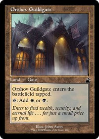 Magic: The Gathering Single - Ravnica Remastered - Orzhov Guildgate (Retro Frame) - Common/406 Lightly Played