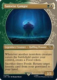 Magic: The Gathering Single - Universes Beyond: The Lord of the Rings: Tales of Middle-earth - Samwise Gamgee (Showcase) - Rare/0327 - Lightly Played