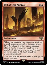 Magic: The Gathering Single - Universes Beyond: The Lord of the Rings: Tales of Middle-earth - Fall of Cair Andros (Foil) - Rare/0124 - Lightly Played