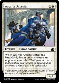 Magic: The Gathering Single - Ravnica Remastered - Azorius Arrester (Foil) - Common/0005 Lightly Played