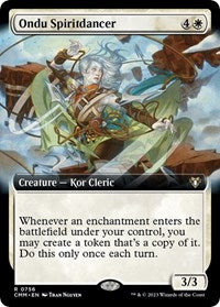 Magic: The Gathering Single - Commander Masters - Ondu Spiritdancer (Extended Art) - Rare/0756 - Lightly Played