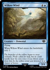 Magic: The Gathering Single - Universes Beyond: The Lord of the Rings: Tales of Middle-earth - Willow-Wind (Foil) - Common/0076 - Lightly Played