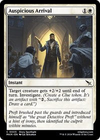 Magic: The Gathering Single - Murders at Karlov Manor - Auspicious Arrival - FOIL Common/0005 Lightly Played