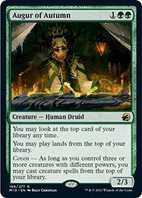 Magic: The Gathering Single - Innistrad: Midnight Hunt - Augur of Autumn - Rare/168 Lightly Played