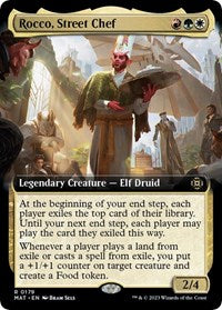 Magic: The Gathering Single - March of the Machine: The Aftermath - Rocco, Street Chef (Extended Art) - Rare/0179 - Lightly Played