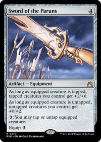 Magic: The Gathering Single - Ravnica Remastered - Sword of the Paruns - FOIL Rare/0270 Lightly Played