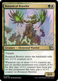 Magic: The Gathering Single - March of The Machine - Botanical Brawler (Foil) - Uncommon/0220 - Lightly Played