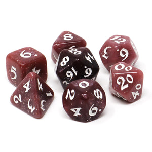 7pc RPG Set - Rerolls - Recycled Dice