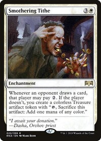 Magic: The Gathering - Ravnica Allegiance - Smothering Tithe - Rare/022 -  Lightly Played
