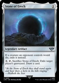 Magic: The Gathering Single - Universes Beyond: The Lord of the Rings: Tales of Middle-earth - Stone of Erech (Foil) - Uncommon/0251 - Lightly Played