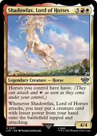 Magic: The Gathering Single - Universes Beyond: The Lord of the Rings: Tales of Middle-earth - Shadowfax, Lord of Horses (Foil) - Uncommon/0227 - Lightly Played