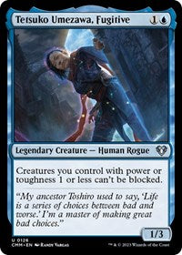 Magic: The Gathering Single - Commander Masters - Tetsuko Umezawa, Fugitive - FOIL Common/0126 - Lightly Played