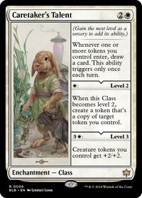 Magic: The Gathering Single - Bloomburrow - Caretaker's Talent - FOIL Rare/0006 - Lightly Played