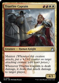 Magic: The Gathering Single - Ravnica Remastered - Truefire Captain - FOIL Rare/0235 Lightly Played