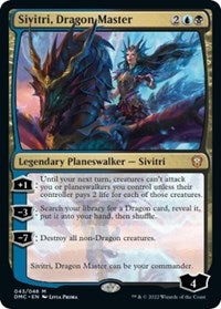 Magic: The Gathering Single - Commander: Dominaria United - Sivitri, Dragon Master - FOIL Mythic/043 - Lightly Played