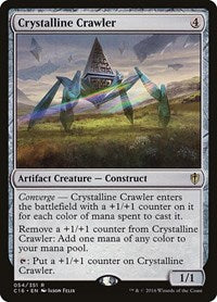 Magic: The Gathering Single - Commander 2016 - Crystalline Crawler - Rare/054 Lightly Played