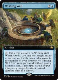 Magic: The Gathering Single - Bloomburrow - Wishing Well (Extended Art) - Rare/0358 - Lightly Played