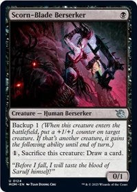 Magic: The Gathering Single - March of the Machine - Scorn-Blade Berserker - Uncommon/0124 - Lightly Played