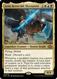 Magic: The Gathering Single - Modern Horizons 3 - Arna Kennerud, Skycaptain - FOIL Mythic/0178 - Lightly Played