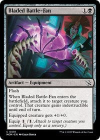 Magic: The Gathering Single - March of the Machine - Bladed Battle-Fan (Foil) - Common/0091 - Lightly Played