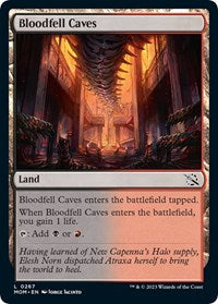 Magic: The Gathering Single - March of the Machine - Bloodfell Caves - Common/0267 - Lightly Played