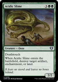 Magic: The Gathering Single - Commander Masters - Acidic Slime - FOIL Uncommon/0270 - Lightly Played