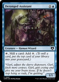 Magic: The Gathering Single - Commander Masters - Deranged Assistant - FOIL Common/0087 - Lightly Played