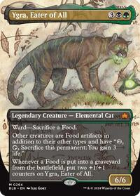 Magic: The Gathering Single - Bloomburrow - Ygra, Eater of All (Borderless) - FOIL Mythic/0294 - Lightly Played