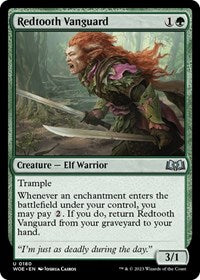 Magic: The Gathering Single - Wilds of Eldraine - Redtooth Vanguard - FOIL Uncommon/0180 Lightly Played