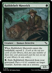 Magic: The Gathering Single - Murders at Karlov Manor - Rubblebelt Maverick - FOIL Common/0174 Lightly Played