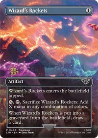Magic: The Gathering Single - Universes Beyond: The Lord of the Rings: Tales of Middle-earth - Wizard's Rockets (Prerelease) (Foil) - Common/0400 - Lightly Played
