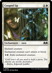 Magic: The Gathering Single - Wilds of Eldraine - Cooped Up (Foil) - Common/0008 Lightly Played