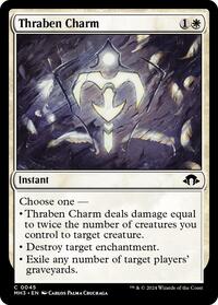 Magic: The Gathering Single - Modern Horizons 3 - Thraben Charm - FOIL Common/0045 - Lightly Played