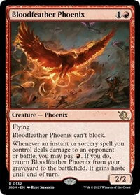 Magic: The Gathering Single - March of the Machine - Bloodfeather Phoenix - Rare/0132 - Lightly Played