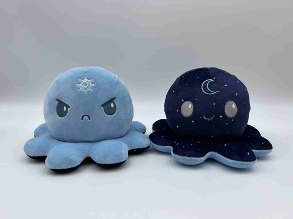 Plushiverse: Reversible Plushie 4in - Day N' Nite Octopus