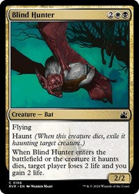 Magic: The Gathering Single - Ravnica Remastered - Blind Hunter (Foil) - Common/0166 Lightly Played