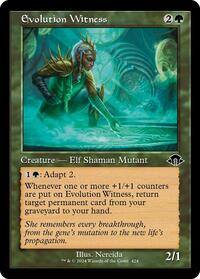 Magic: The Gathering Single - Modern Horizons 3 - Evolution Witness (Retro Frame) - FOIL Common/0424 - Lightly Played