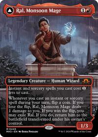 Magic: The Gathering Single - Modern Horizons 3 - Ral, Monsoon Mage (Borderless) - Mythic/0445 - Lightly Played