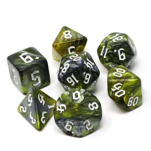 7pc RPG Set - Green Flow