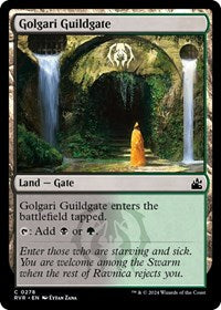 Magic: The Gathering Single - Ravnica Remastered - Golgari Guildgate (Foil) - Common/0278 Lightly Played
