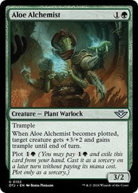 Magic: The Gathering Single - Outlaws of Thunder Junction - Aloe Alchemist - FOIL Uncommon/0152 Lightly Played