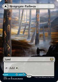 Magic: The Gathering Single - Kaldheim - Hengegate Pathway (Borderless) - Rare/293 - Lightly Played