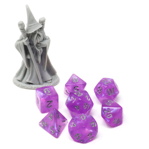 Critlings 7pc Mini RPG Set - Magenta Sparkle