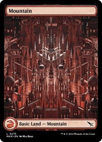 Magic: The Gathering Single - Murders at Karlov Manor - Mountain (0275) - FOIL Land/0275 Lightly Played